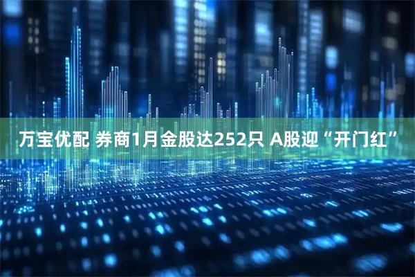 万宝优配 券商1月金股达252只 A股迎“开门红”